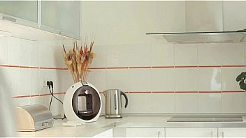 Petite brunette small tit babe masturbates