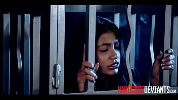 Innocent petite latina veronica rodriguez hardcore lesbian sex with psycho gabi paltrova after finding herself caged up