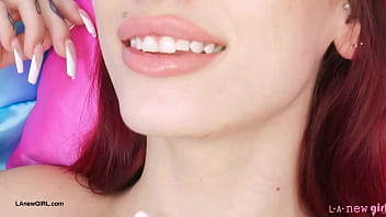 Radiant model naked close up