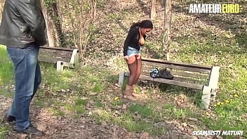 Amateur euro #july di maggio sexy ass latina fucks hard outdoor and gets anal