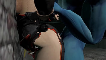 Momiji got fuck by blue goblin sfm momiji