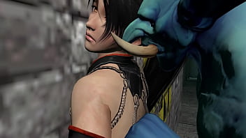 Momiji got fuck by blue goblin sfm momiji