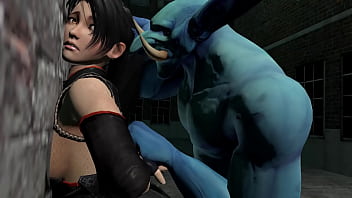 Momiji got fuck by blue goblin sfm momiji