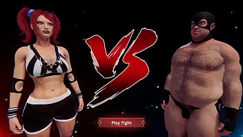 Polly vs grizzlybear nf3d mixed mma battle femdom combat