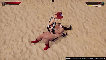 Polly vs grizzlybear nf3d mixed mma battle femdom combat