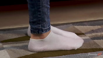 Daily practice of how to please sausages with sexy teen lou & a dildo