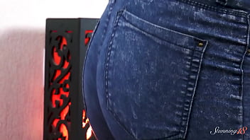 Daily practice of how to please sausages with sexy teen lou & a dildo