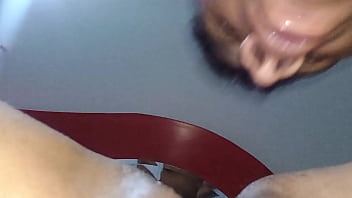 My husband arrives to the hotel after his friend creampies me and eats the cum and creampies me