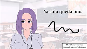 La profesora te masturba en clase con rotulador y cuerda voz española