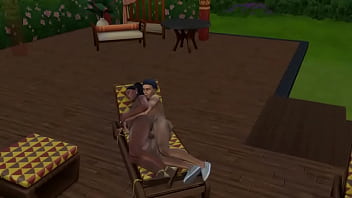 Мулатка с громадным пердаком соскучилась по ласке и отымела племянника