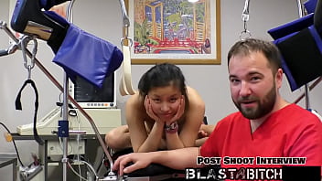 Raya nguyen sucks dick and gets pussy blasted with cum