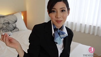Pretty japanese flight attendant has a secret desire to get banged hard for huge facial Pretty japanese flight attendant has a secret desire to get banged hard for huge facial