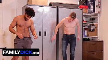 Stepdad And Stepson Tony & Aaron Rub Their Naked Bodies With Paint thumbnail