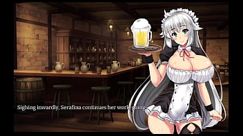 Busty babe gets filled up