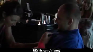 Desperate teen naked in public and fucks to pay rent 4