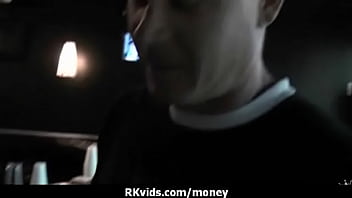 Desperate teen naked in public and fucks to pay rent 4