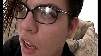 Chubby pussy in glasses fucks a salesman Chubby pussy in glasses fucks a salesman
