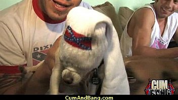 Real ebony babe getting hard core group making out 9