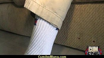 Real ebony babe getting hard core group making out 9