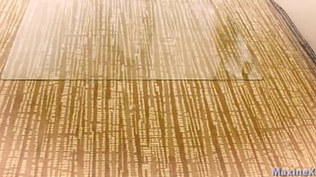 Maxine's face fucked by alec knight after had ridden toy on the floor