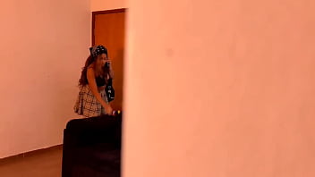 Ela só queria estudar mas o bandido invadiu e fez ela aprender do jeito mais sujo