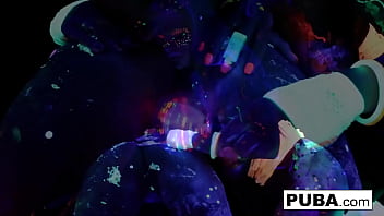 Hot babes lick each other