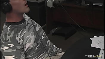 Her superb cock sucking skills are on full display as the blonde swallows the cock