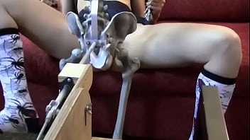 Cute witch and skeleton get it on