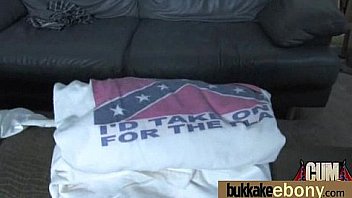 Busty black babe bubble bath group cocksuck 13