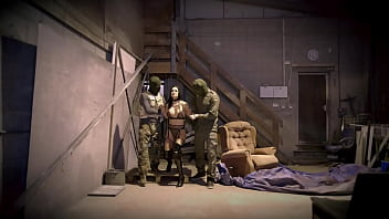 Masked studs film themselves fucking cheating wife in the warehouse