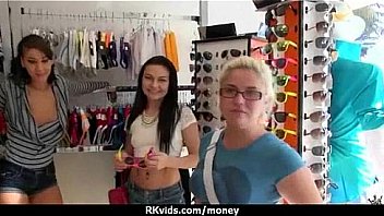 Sexy natural chick trades cash for some rough sex 2