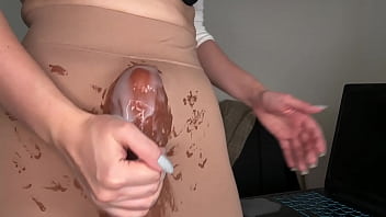 Stepmother’s boner made a big cumshot while her horny stepson watching it in the office Stepmother’s boner made a big cumshot while her horny stepson watching it in the office