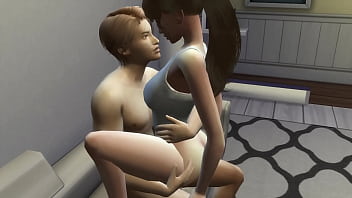 Fuck with girlfriend on the couch