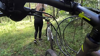 Horny blonde loves to suck cocks to strangers and swallow cum during forest bike ride outdoor amateur pov blowjob Horny blonde loves to suck cocks to strangers and swallow cum during forest bike ride outdoor amateur pov blowjob