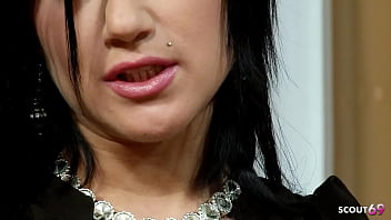 Slim girl with natural saggy tits get her tight ass rough fucked by big dick by with cum on asshole