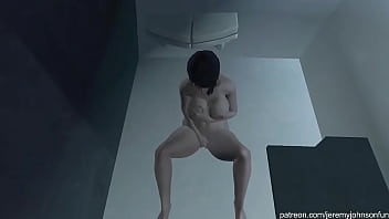 Vera masturbates while taking bath