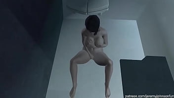 Vera masturbates while taking bath