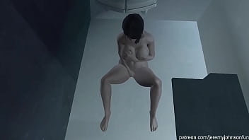 Vera masturbates while taking bath