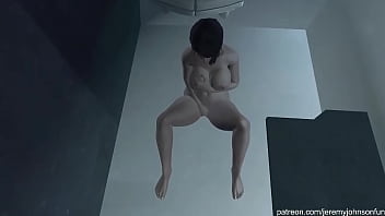 Vera masturbates while taking bath