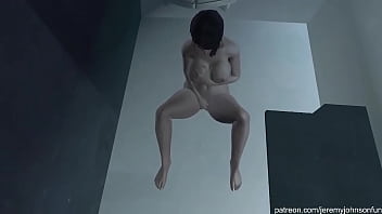 Vera masturbates while taking bath