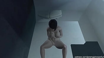 Vera masturbates while taking bath