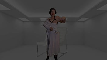 Mature star wars cosplay dildo masturbation