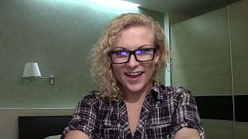 Attika curly haired blonde & tongue piercing webcam chat sfw