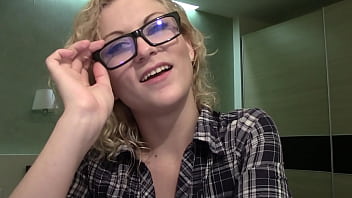 Attika curly haired blonde & tongue piercing webcam chat sfw