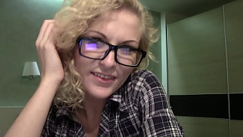 Attika curly haired blonde & tongue piercing webcam chat sfw