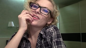 Attika curly haired blonde & tongue piercing webcam chat sfw