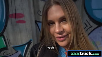 Blonde hitchhiker pays her way with deepthroat skills and a wild ride Blonde hitchhiker pays her way with deepthroat skills and a wild ride