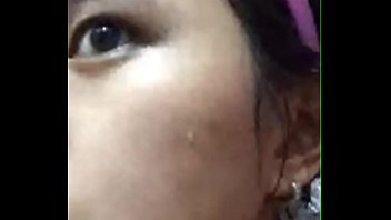 Indonesian girl taking bath on webcam