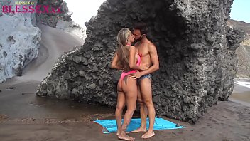Busty blonde fucking on the beach with a stranger helena kramer & zeus ray