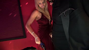 Orgy with big tits brunette